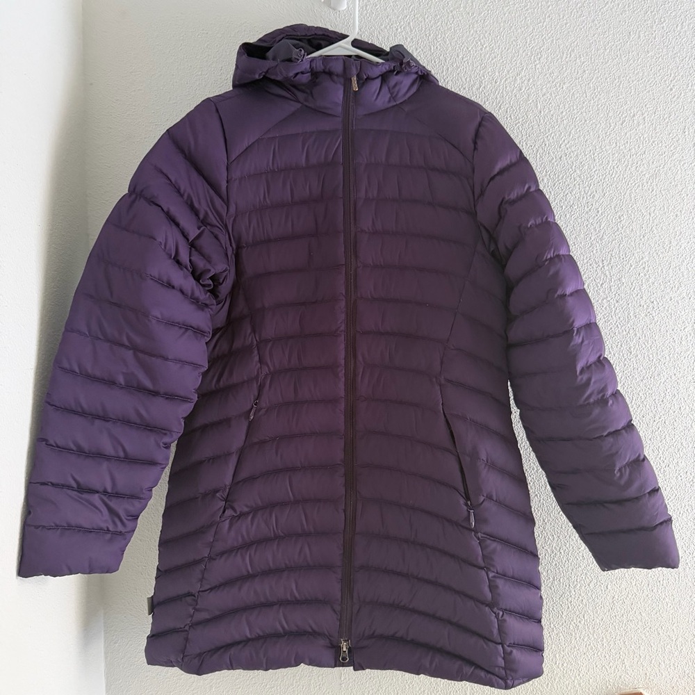 ALPINE DESIGN Women's Duck Down‎ Puffer Parka Hooded Purple M Jacket